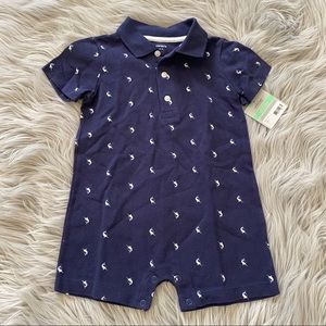 CARTERS Marine Romper 18 Months NWT